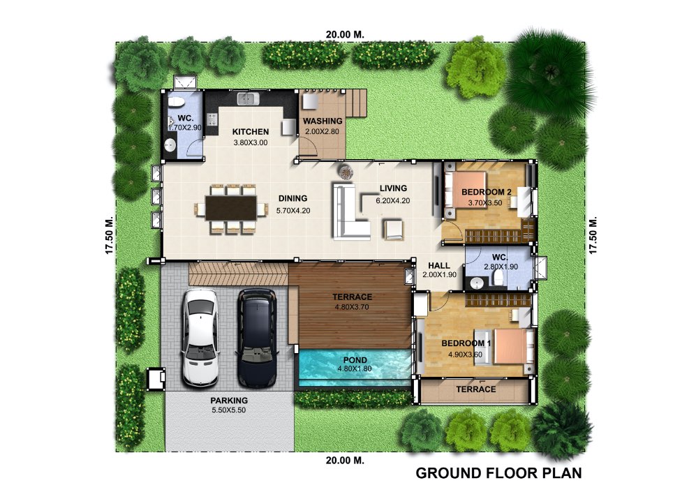 House Plan - RH-MD.2150